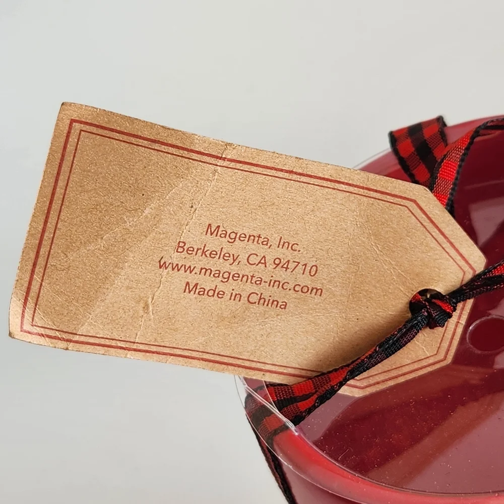 Rae Dunn by Magenta Log Fire Christmas Candle  13.2 oz